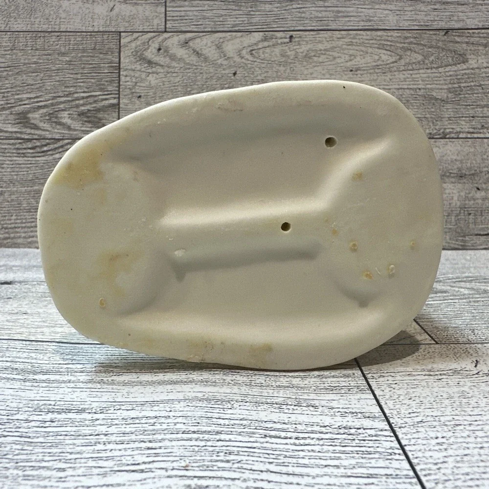 Look Alike Snowbabies Figurine Reading Book w/Duck Candle‎ Holder 2.5x3.25x3.5